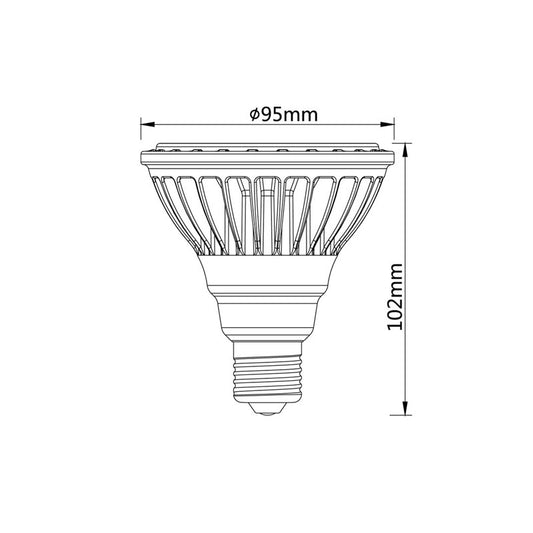 Lumiram Crisp™ Full Spectrum PAR30 15W With Integral Reflector